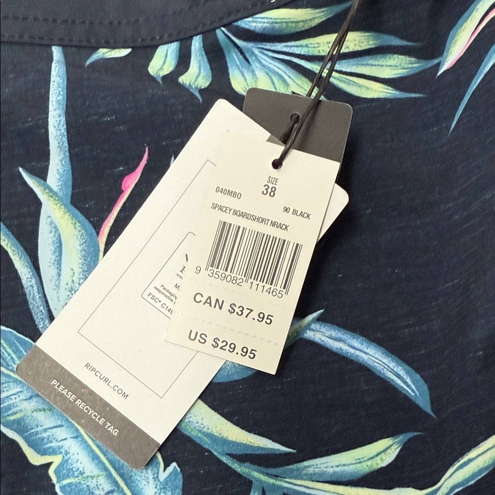 Rip Curl Navy Floral Boardshorts